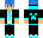 ultimate diamond blue hair business man