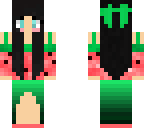 watermelon girl with black hair