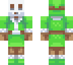 winter shy guy green