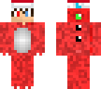 xmas dino red