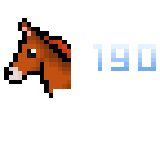 190 horses