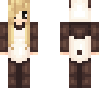 blonde panda girl