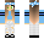 blue bandana look