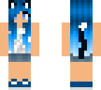 blue cat girl