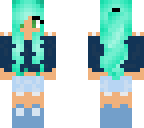 blue girl