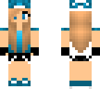 blue radiant gamer girl
