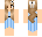 blue summer dress