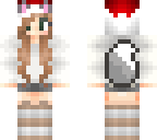 christmas wolf girl