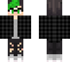 green hair