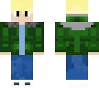 green jacket