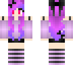 kawaii pink and purple ombre