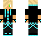 neon baby blue blond boy