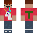 noob skin with unicorn on made by yupz