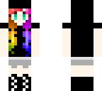 rainbow haired girl