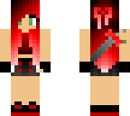 red warrior girl