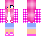 simple checkered girl