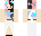 skirt girl with cool hair