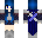 warrior girl - blue oc