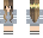 yellow flower crown chibi
