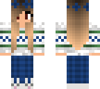 blue pajama girl