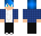 blue plaid boy
