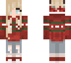 christmas blonde girl