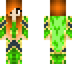 female glitchgalaxy green version