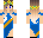 girl with blue dress