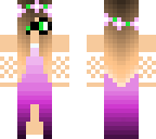 little_kelly in a pink dress with glasses