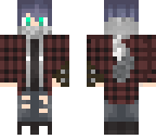wolf boy blue hair