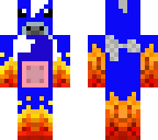 bleu fire cow