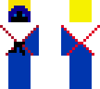 blue and white karate uniform
