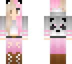 fall panda girl