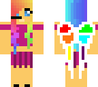 rainbow swim suit