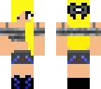 blound hair chick