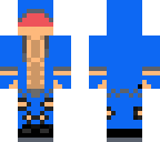 blue aaron skin
