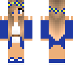 blue girl