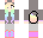 pastel fox girl