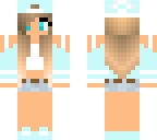 teen with secret swim suit