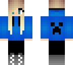 blue creeper girl