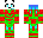 cyborg panda christmas
