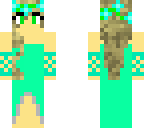 girl with blue flower headband