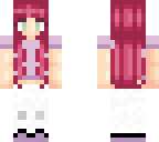 magenta hair girl