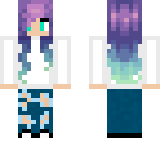 purple hair girl