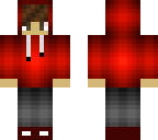red hoodie