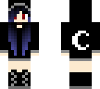 blue hoodie girl