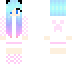 cute ombre pink creeper girl