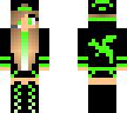 dragon gamer girl green