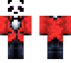 fancy red tux panda
