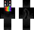 rainbow barfing cat
